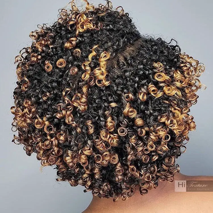 Highlighted Curls Jamaican Hairstyles For Short Hair