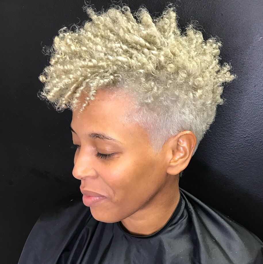 Edgy Blonde Jamaican Hairstyles For Short Hair