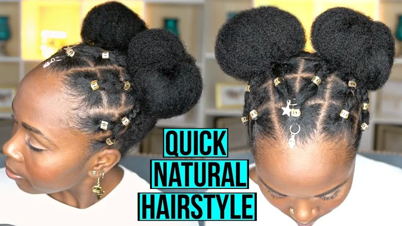 1. 10 Easy Natural Hairstyles for Black Women - wide 9