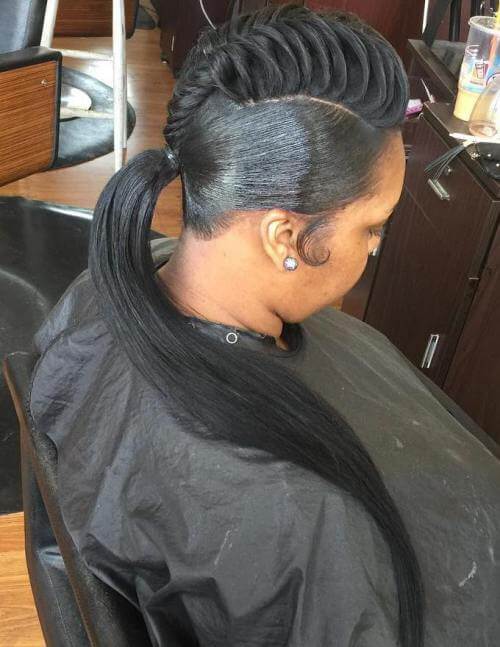 Sky-High Pompadour Braid Hairstyles For Carnival