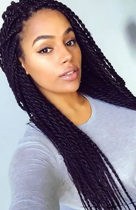 Senegalese Twist Hairstyles For Women
