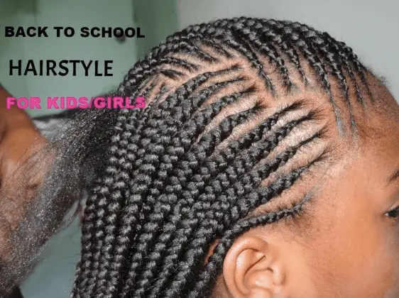 Natural Cornrow Hairstyles For School