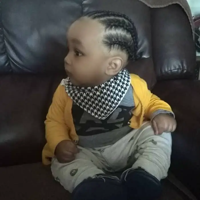 CORNROWS Haircuts For 1 Year Old Black Boy
