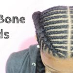 Fishbone Cornrow Updo Hairstyles