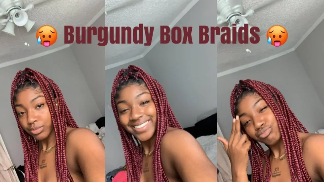 Box Braids With Red Highlights Jamaican Hairstyles Blog