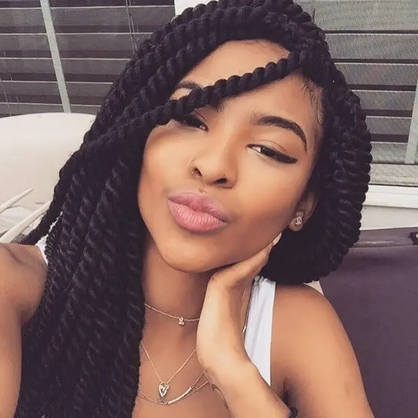 Senegalese Twists –  Vacation Hairstyle