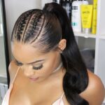 Weave Braids into a Ponytail