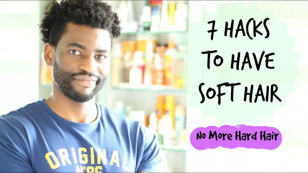 How to soften black male hair