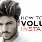 How to get fluffy hair male