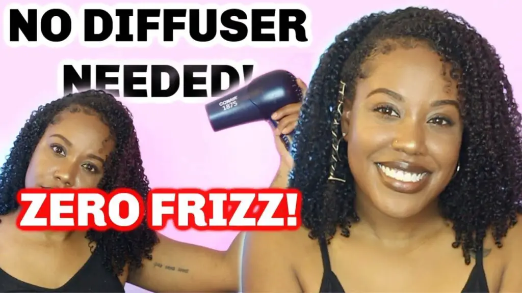 How to diffuse curly hair without a diffuser