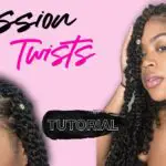 How to do Passion Twists on Natural Hair