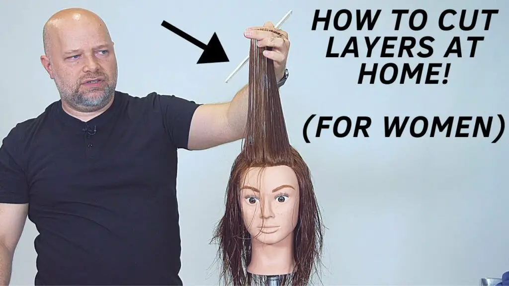 How to section hair for cutting layers
