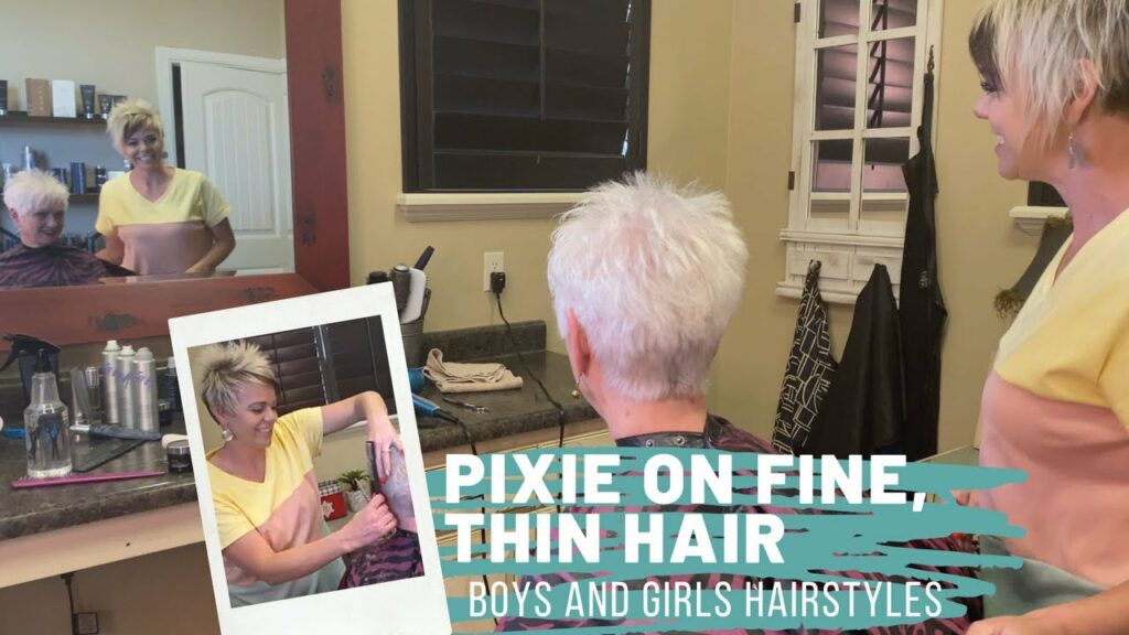 Low maintenance short pixie cuts for fine thin hair