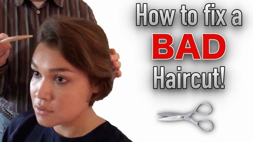 how to fix a bad bob haircut