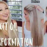 Do you put coconut oil on wet or dry hair