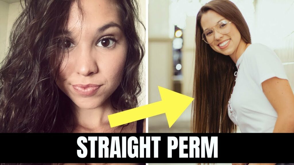 How to straighten permed hair permanently