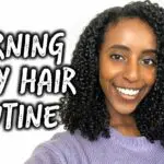 How to style permed hair in the morning