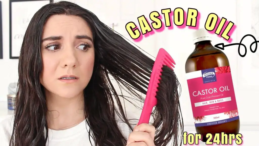 how long should i leave castor oil in my hair 