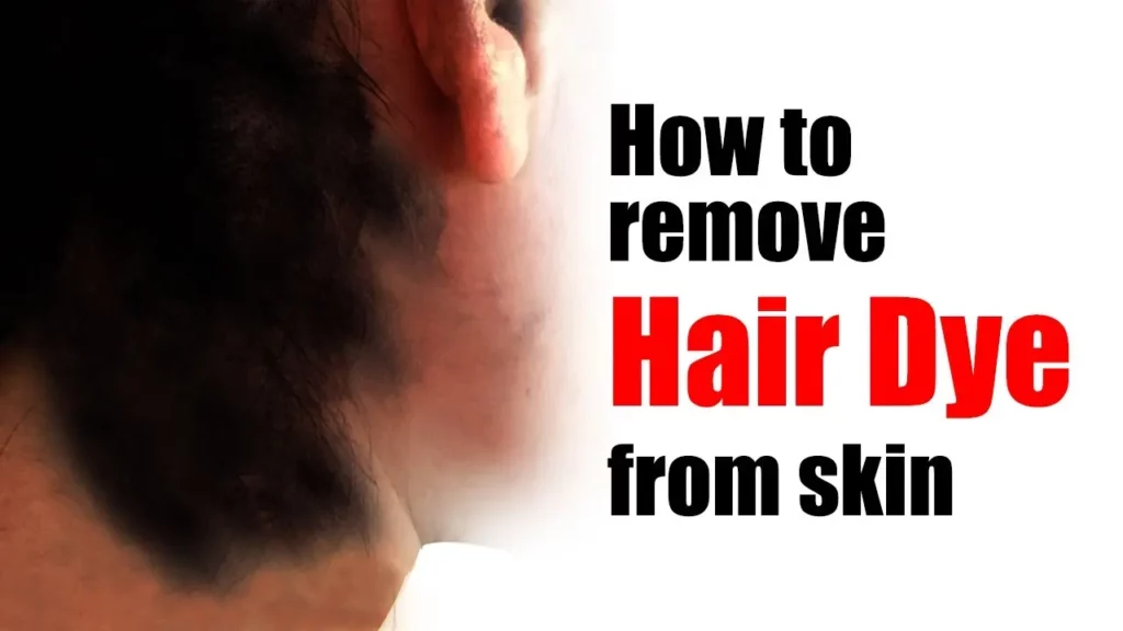 How to get hair bleach off hands