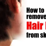 How to get hair bleach off hands