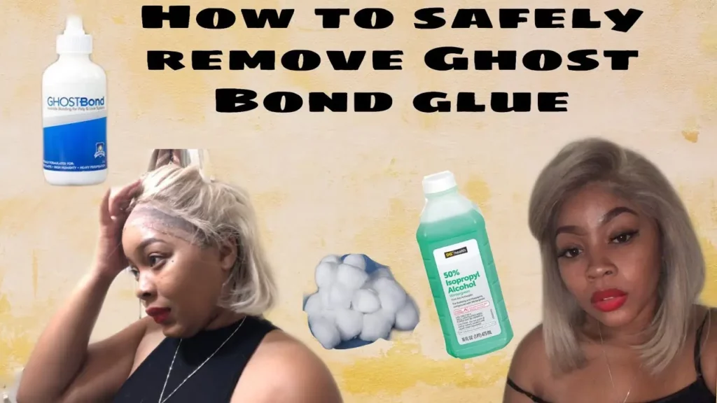 How to remove ghost bond glue
