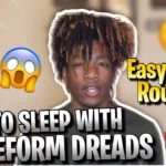 how to sleep with freeform dreads