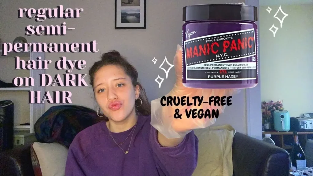 Can you use Manic Panic on dark hair without bleaching