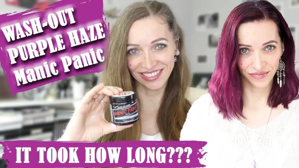 Does manic panic wash out completely