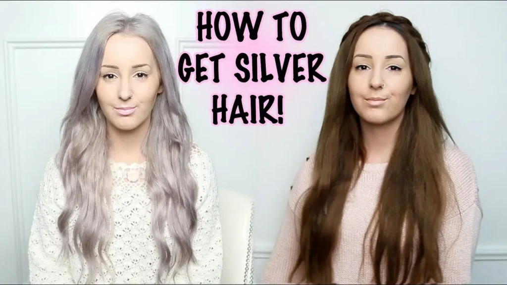 how to get silver hair with toner